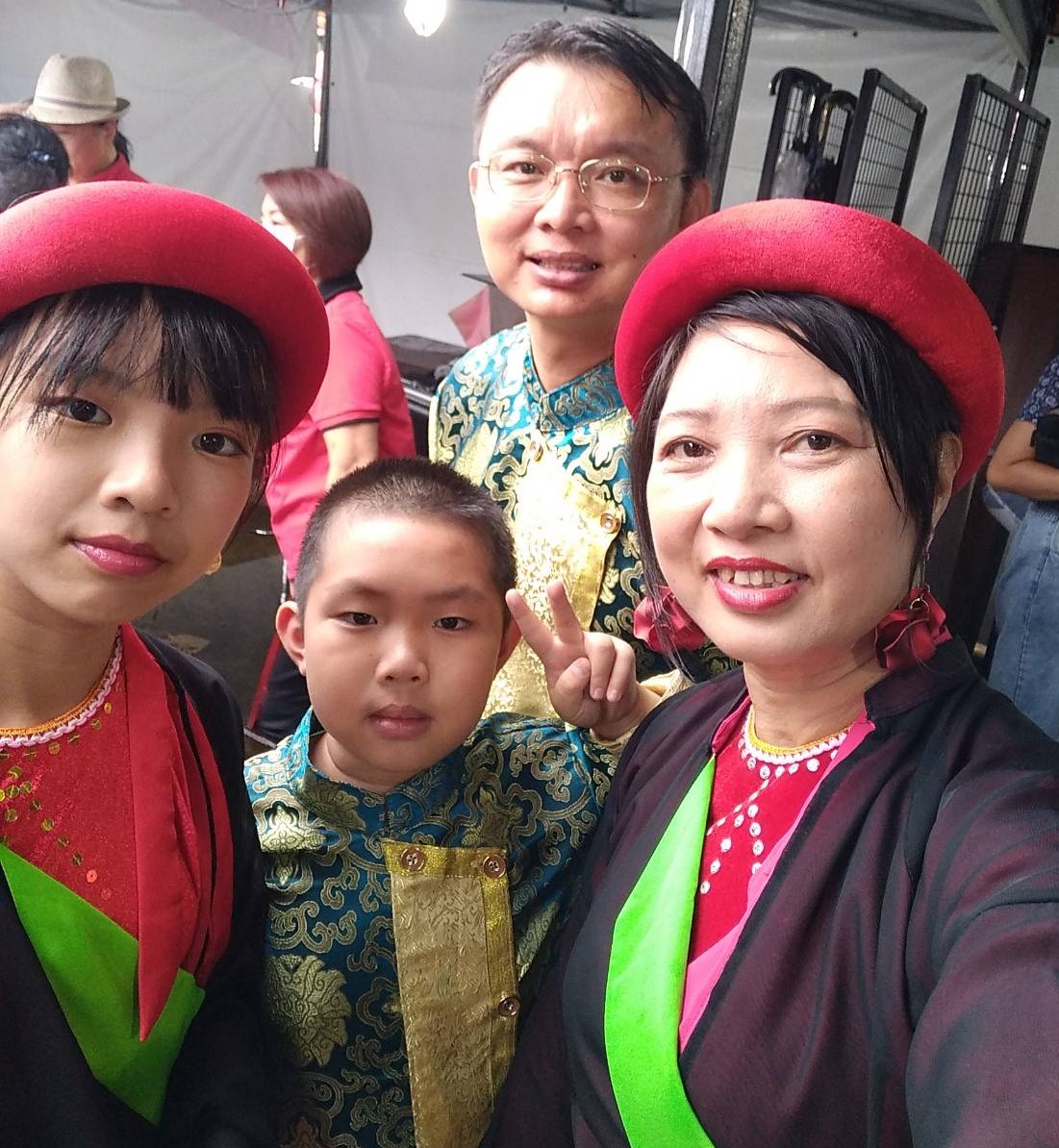 Chị Nguyễn Thị Hà cũng tích cực tham gia các hoạt động văn hóa nghệ thuật nhằm quảng bá văn hóa quê hương Quan họ Bắc Ninh tới người dân Đài Loan. (Nguồn ảnh: Nhân vật cung cấp)